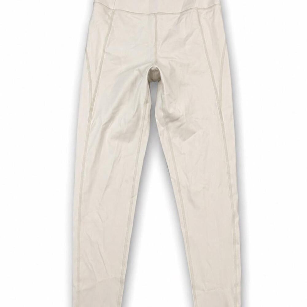 Girlfriend collective cream high waisted leggings women sz medium